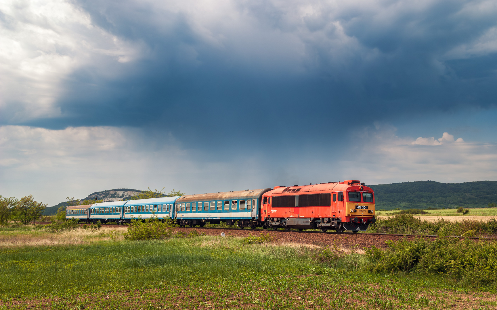 Vor dem Regenguss