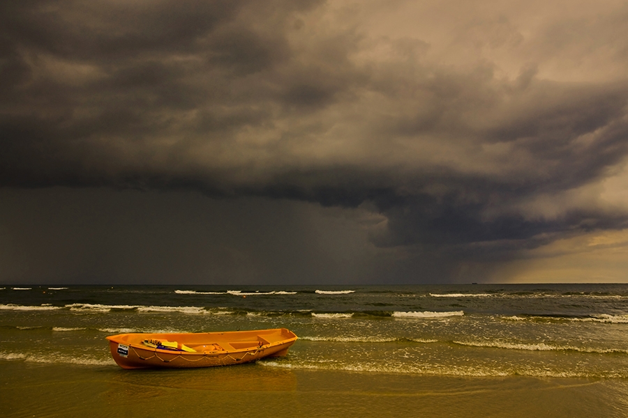 Vor dem Regenguss