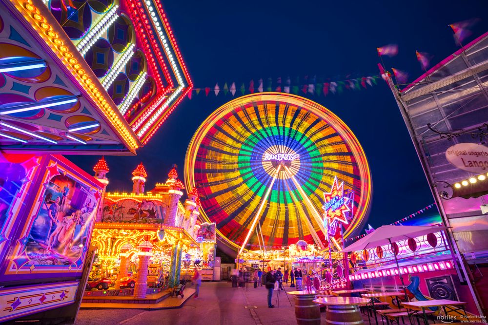 Vor dem Riesenrad