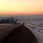 Vor dem Sonnenaufgang über Schneeberg