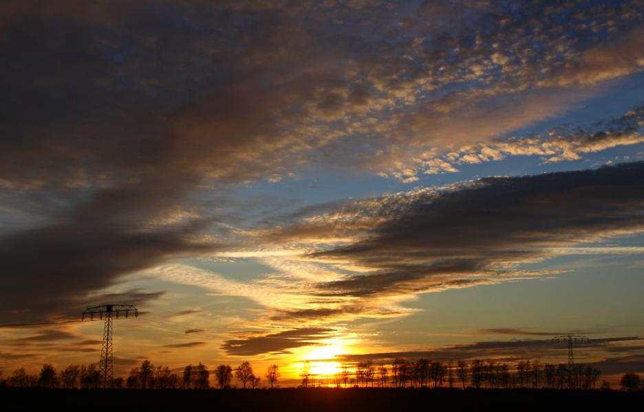 Vor dem Sonnenuntergang