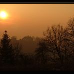 vor dem Sonnenuntergang