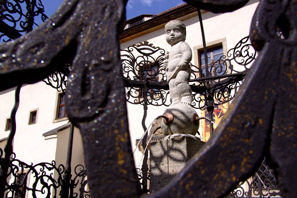 Vor dem Stadtmuseum in Zittau