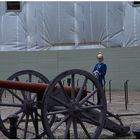 Vor dem Stadtschloß in Stockholm, Sitz des schwedischen Königshauses