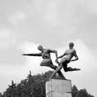 Vor dem Strahov Stadion