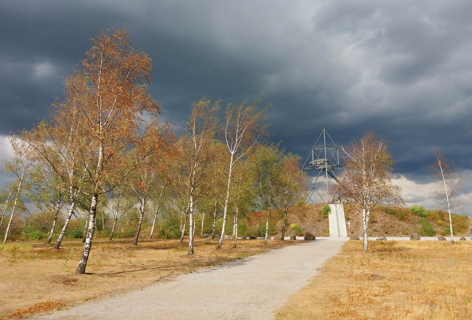 ...vor dem Unwetter