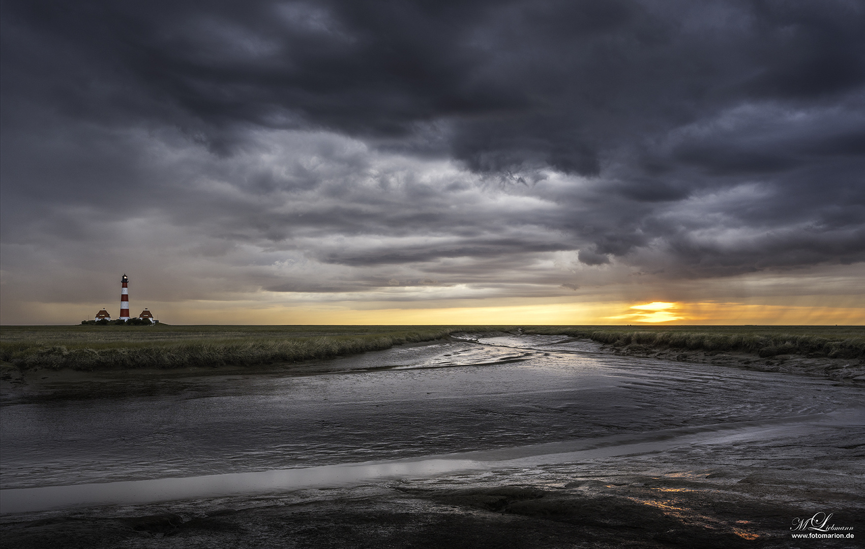 vor dem Unwetter