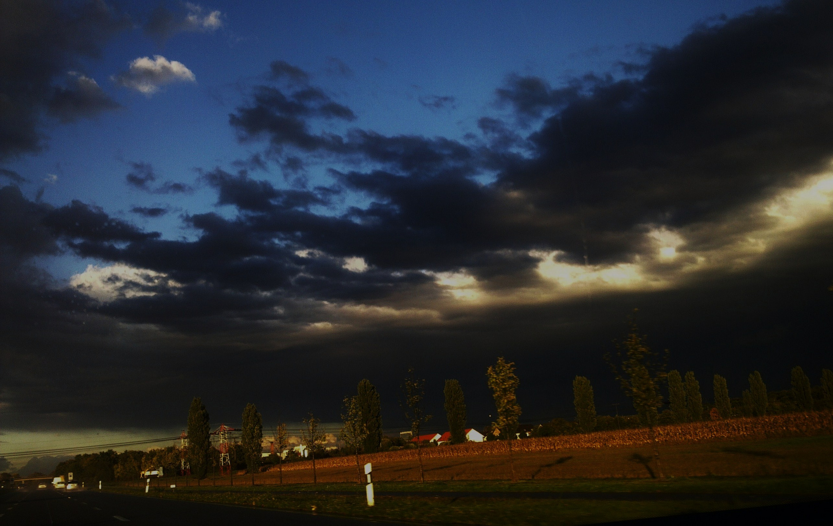 vor dem Unwetter.....