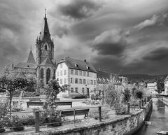 ..vor dem Unwetter - Wissembourg - Abteikirche Saints-Pierre-et-Paul