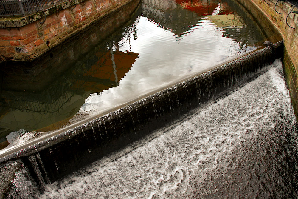 Vor dem Wasserfall der Leuk