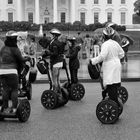 Vor dem Weißen Haus in Washington ...