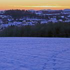 Vor dem Wetterumschwung noch mal 15 Grad Minus in Dohna am Morgen...