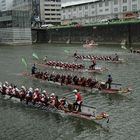 Vor dem Ziel - Drachenbootrennen Düsseldorf am 16.06.2007