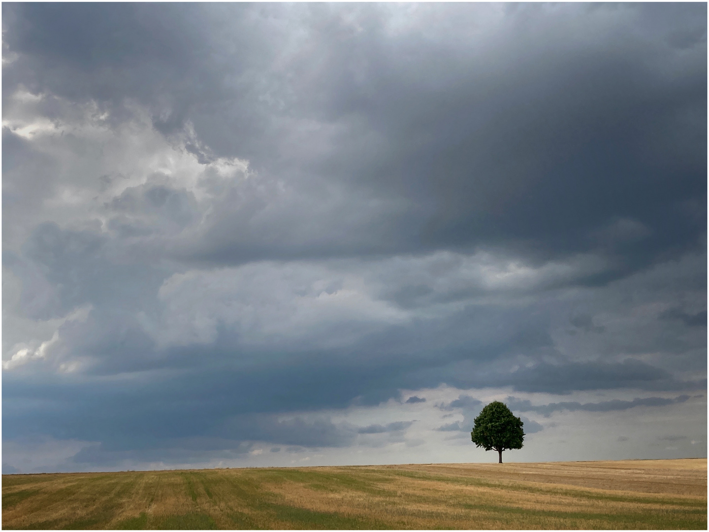 Vor den Gewitter