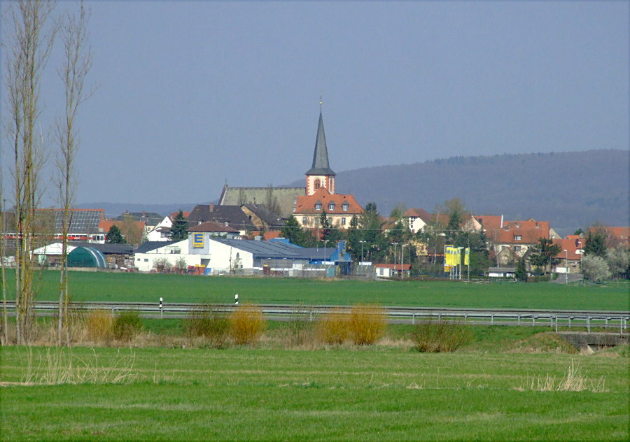 Vor den Haßbergen ...