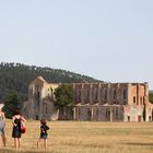 Vor der Abbazia San Galgano