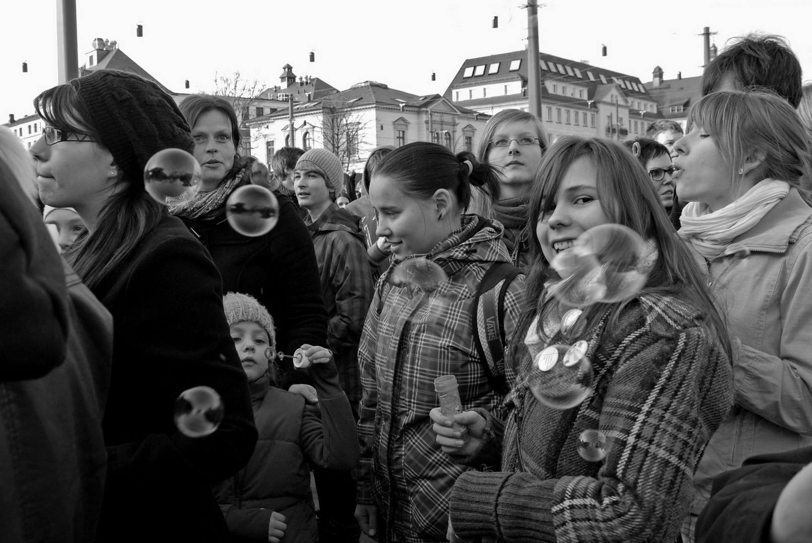 Vor der Anti - Nazi - Demo