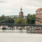 Vor der Eiswerderbrücke