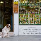 Vor der Feinbäckerei in Burano