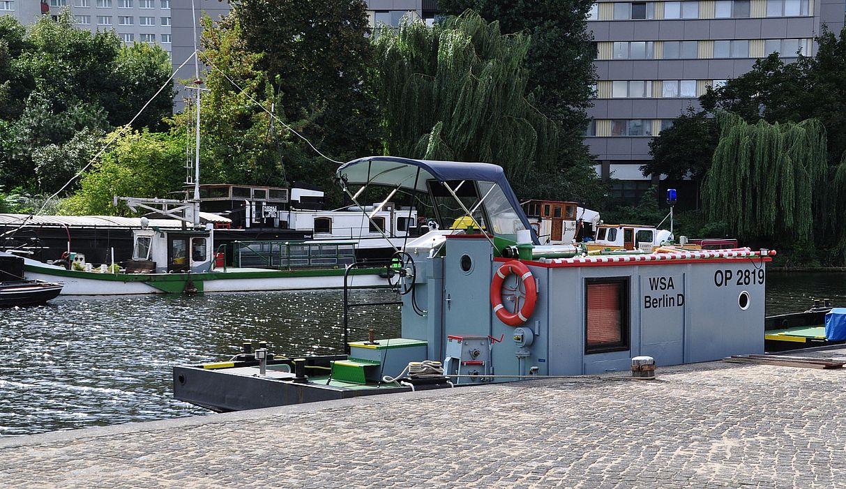 Vor der Fischerinsel in Berlin