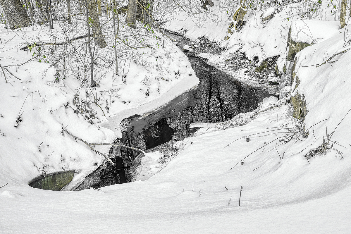 Vor der Haustür_Landschaft im Schnee 2