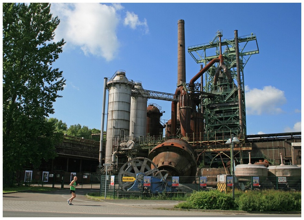 vor der Henrichshütte in Hattingen