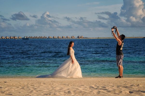 Vor der Hochzeit typisch Asiaten