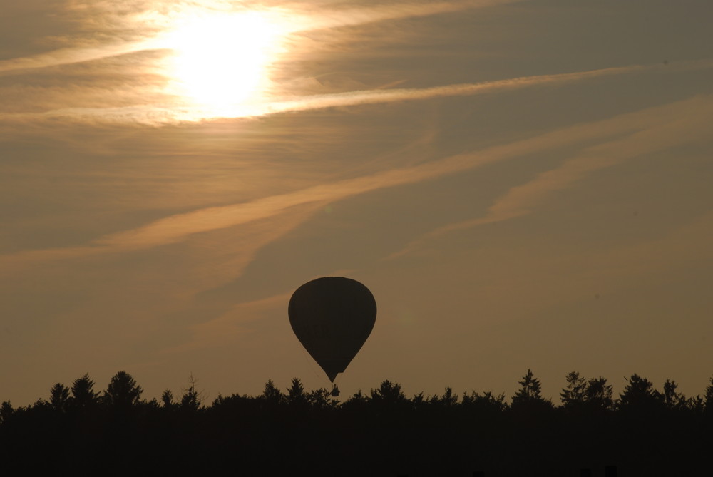 vor der Landung