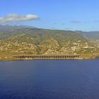 Vor der Landung in Funchal auf Madeira