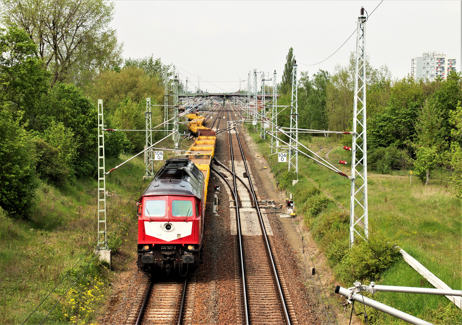 Vor der langen Bahnhofssperrung...