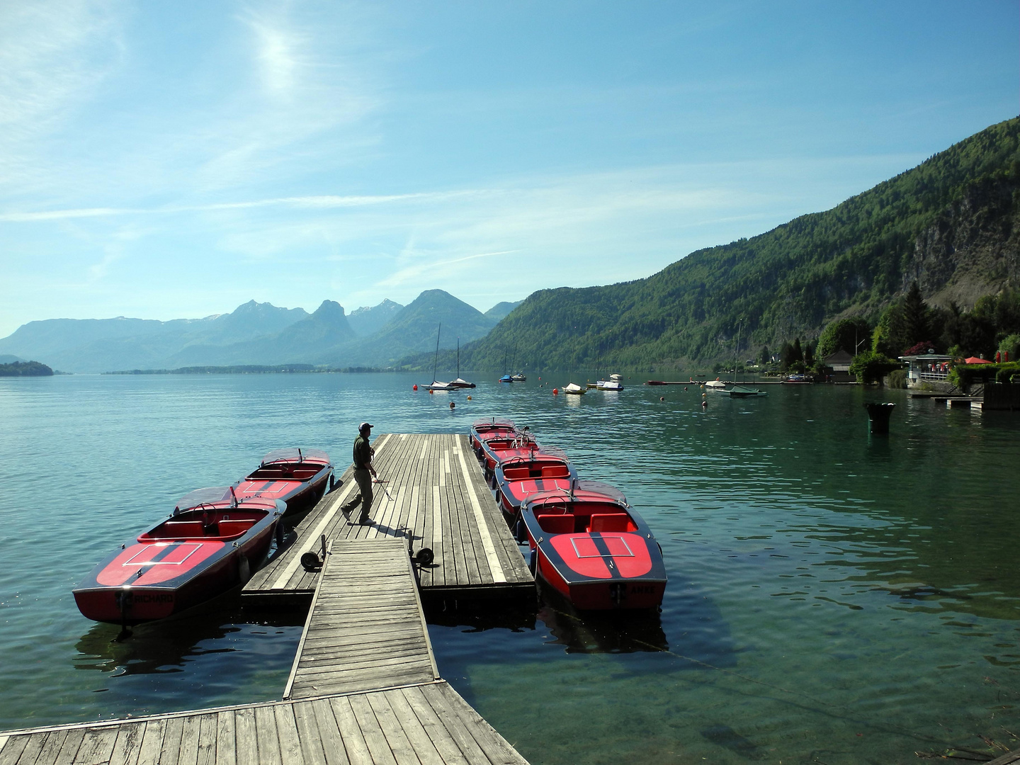 Vor der Saison: St.Gilgen am Wolfgangsee, Salzkammergut/Österreich