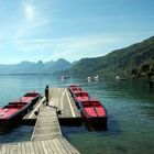 Vor der Saison: St.Gilgen am Wolfgangsee, Salzkammergut/Österreich