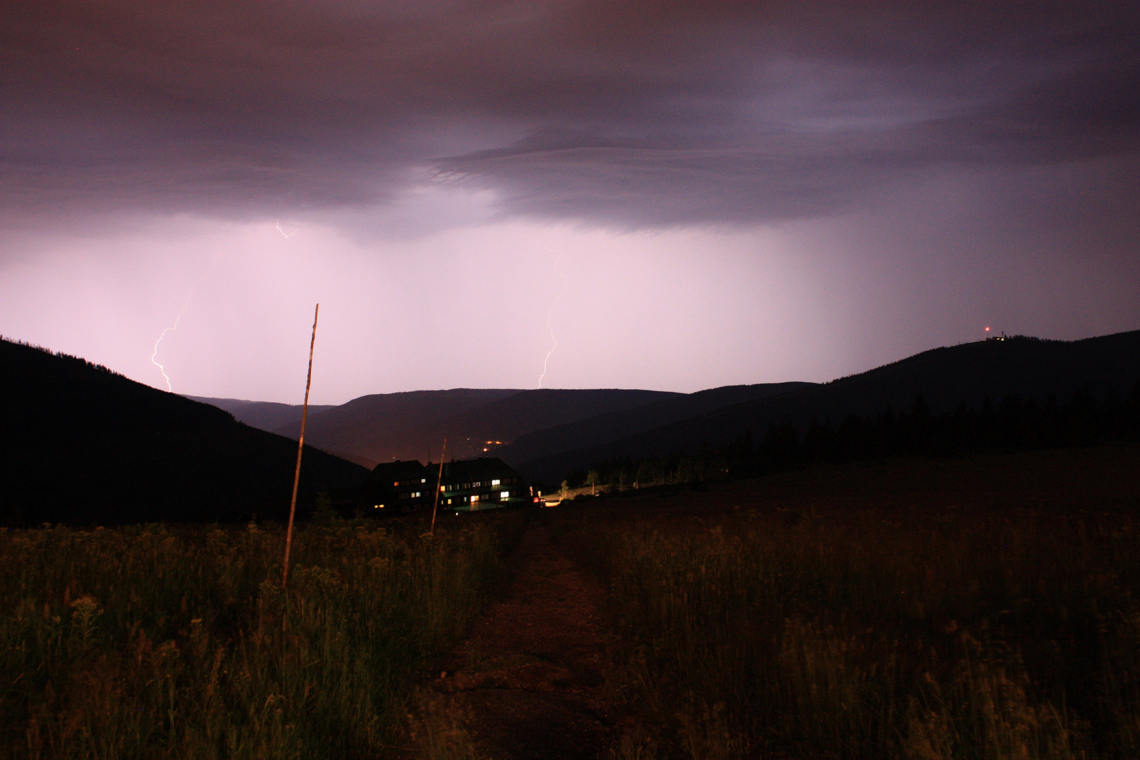 Vor einem Gewitter im Riesengebirge