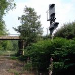 Vor einem Jahr sah das noch so aus ... Das Einfahrsignal zum Bahnhof Essen Nord