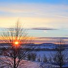 Vor einer Stunde ist die Sonne so über der Sächsischen Schweiz aufgegangen...