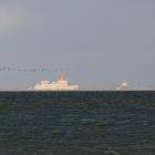 vor Langeoog im Wattenmeer