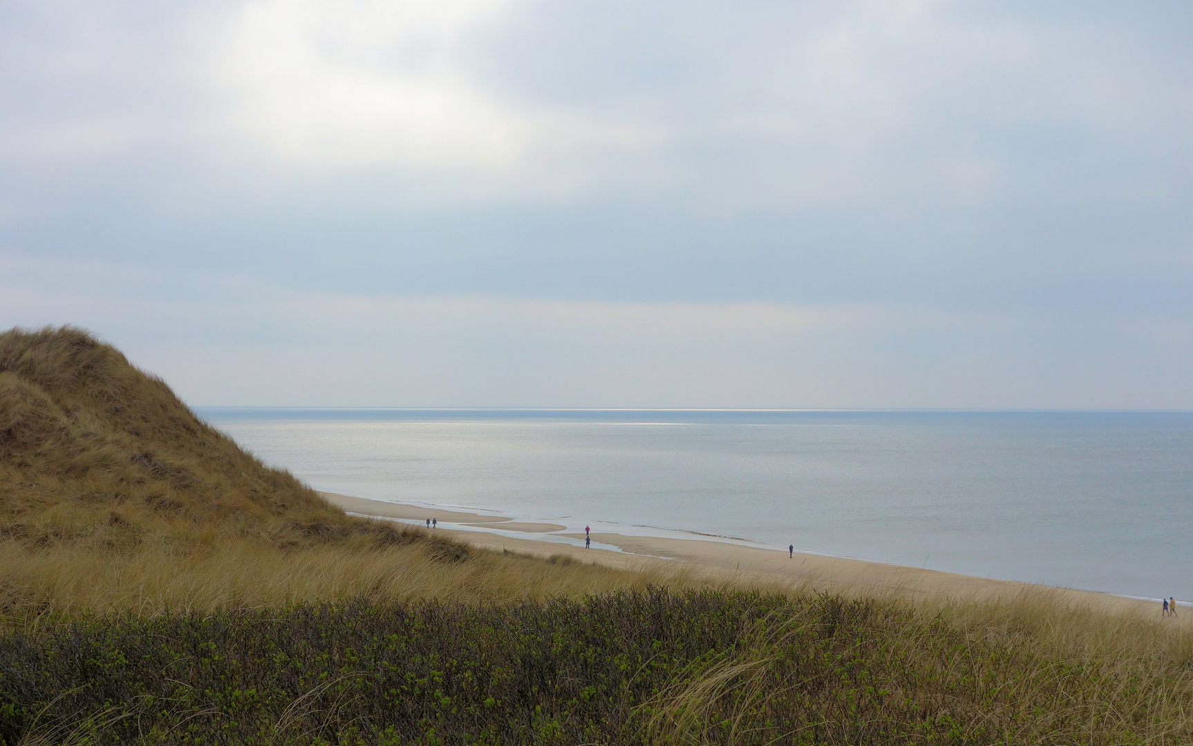 vor-österliche ruhe am strand von sylt