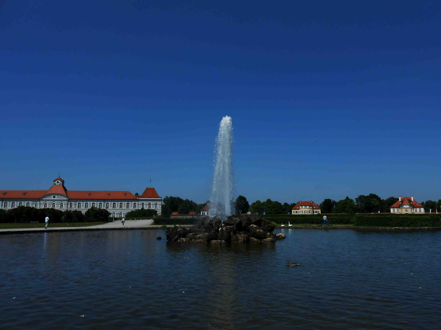 Vor Schloss Nymphenburg