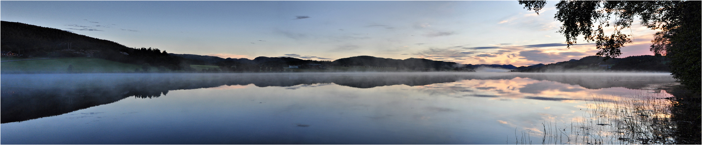 Vor Sonnenaufgang am Forellensee