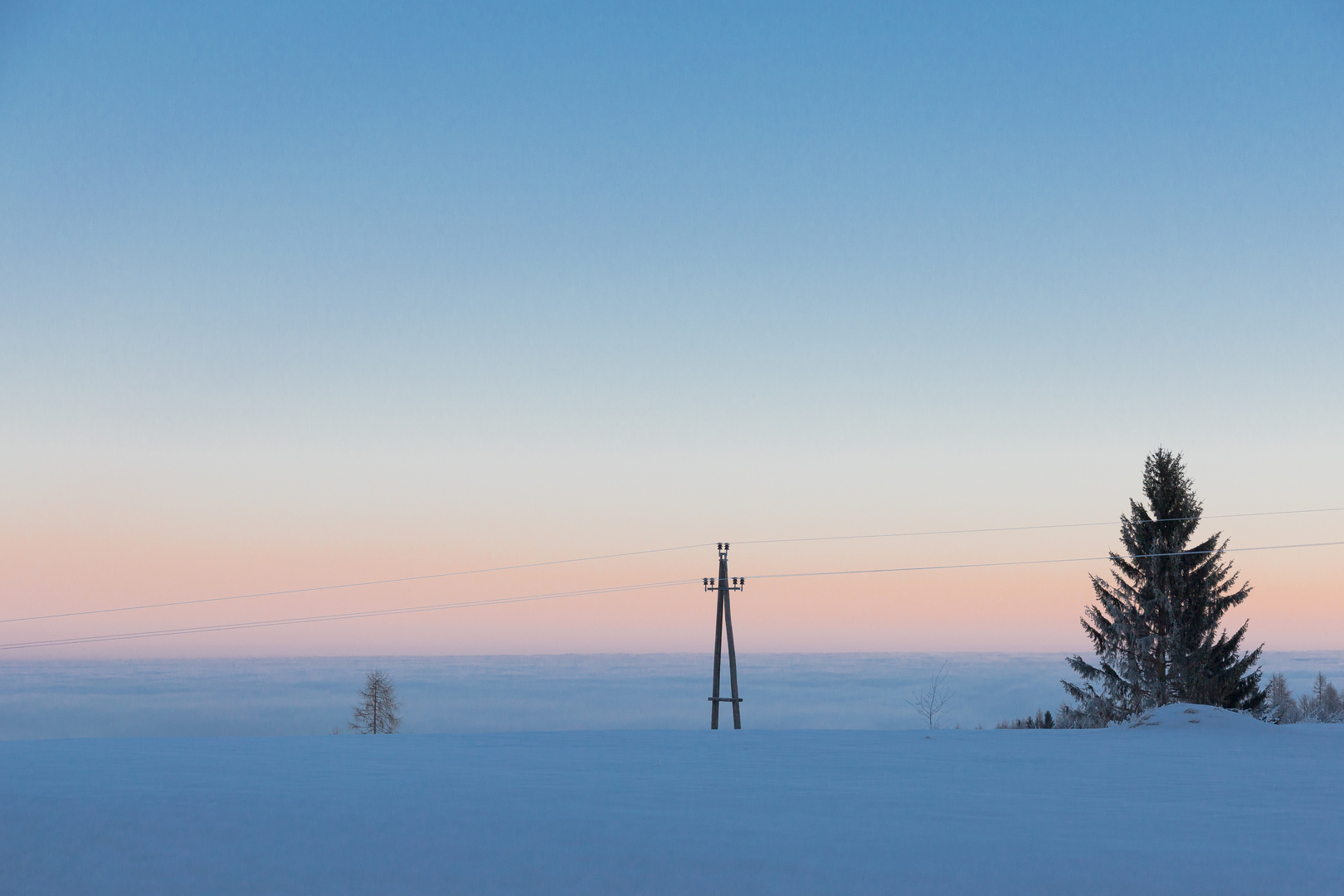 vor Sonnenaufgang am Gmundnerberg