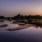 Vor Sonnenaufgang am Okavango