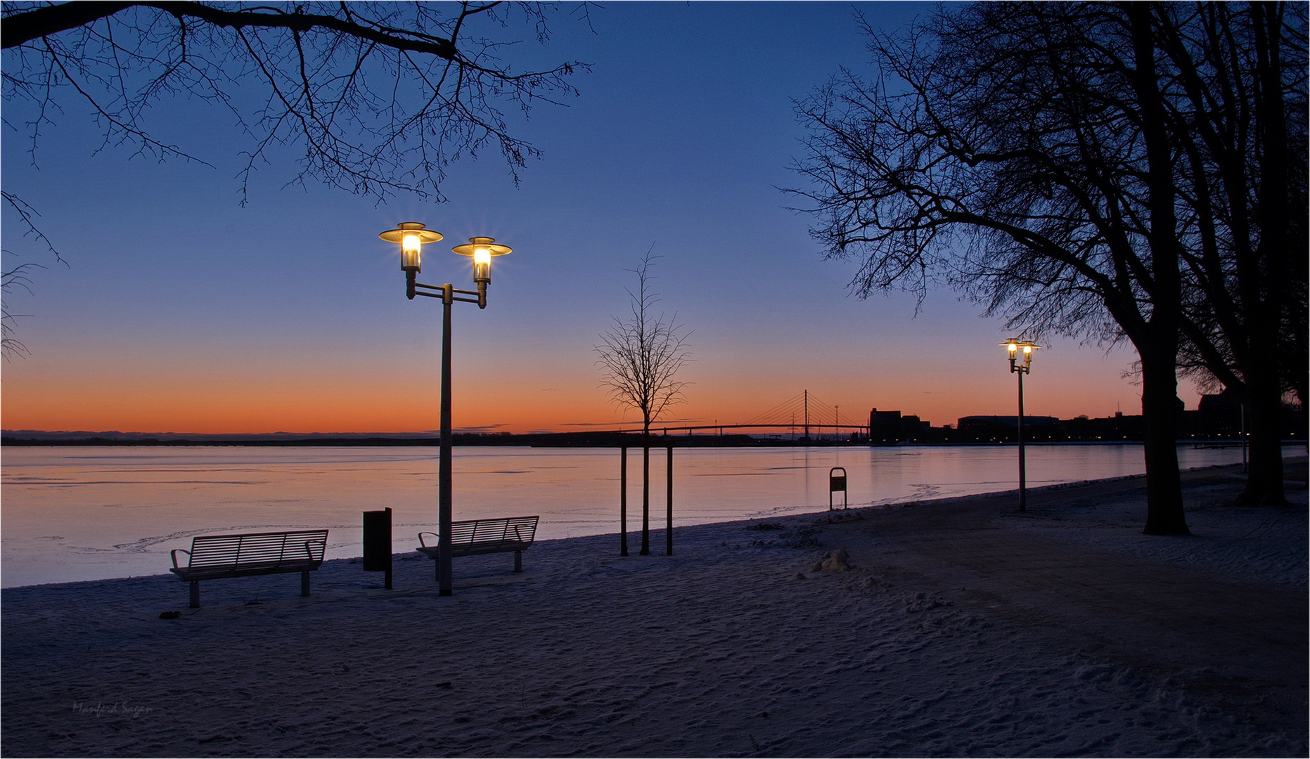 Vor Sonnenaufgang am Strelasund