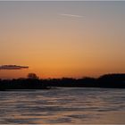 Vor Sonnenaufgang an der Elbe