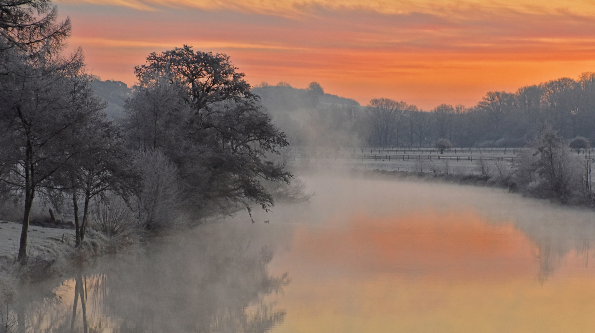 Vor Sonnenaufgang an der Ruhr....