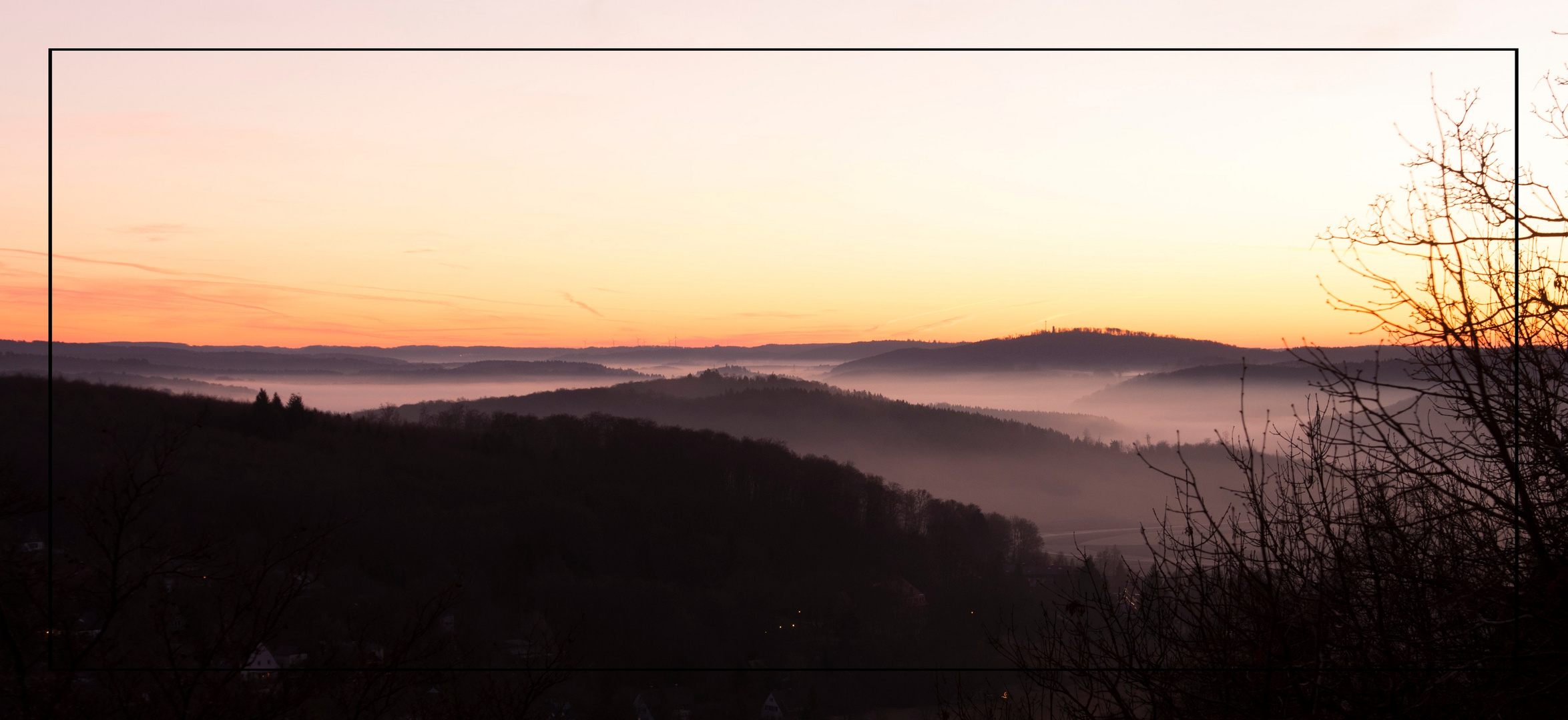 Vor Sonnenaufgang auf der Reutlinger Alb