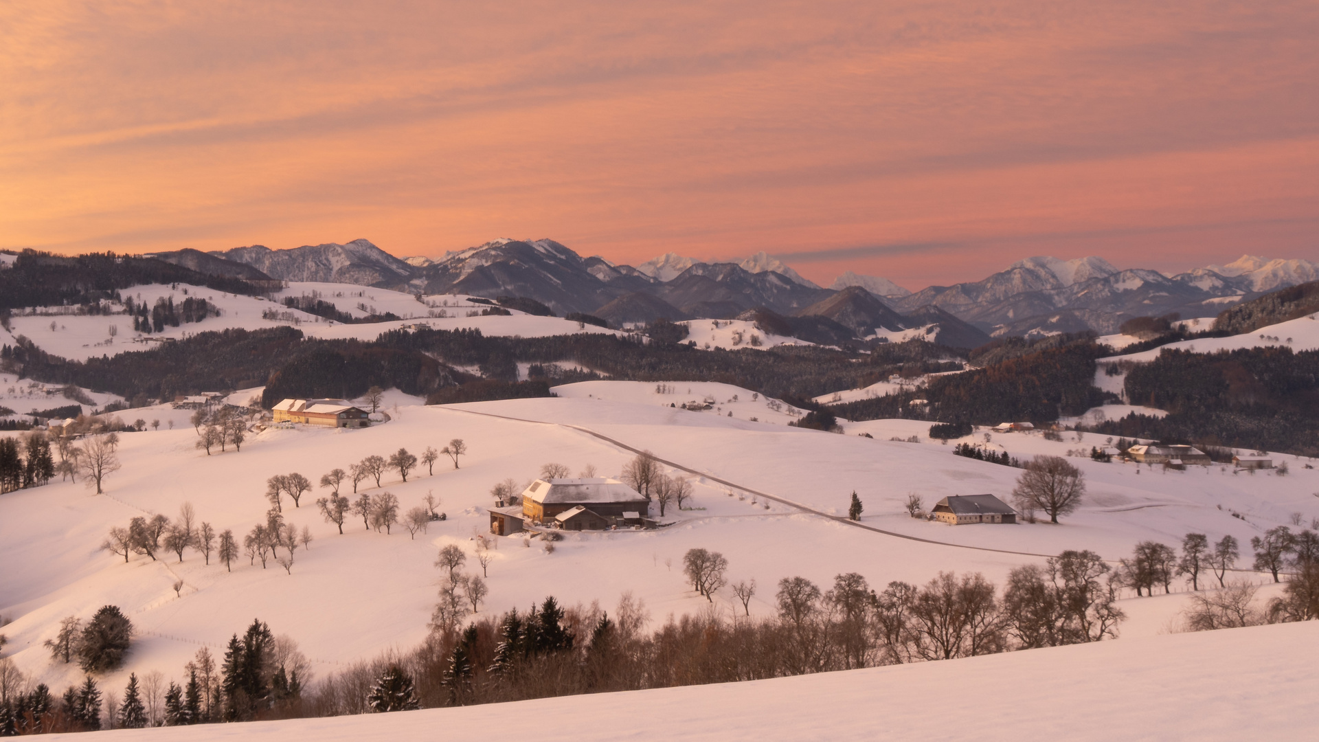 Vor Sonnenaufgang im Mostviertel