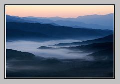 Vor Sonnenaufgang im Nationalpark Vikos-Aoos