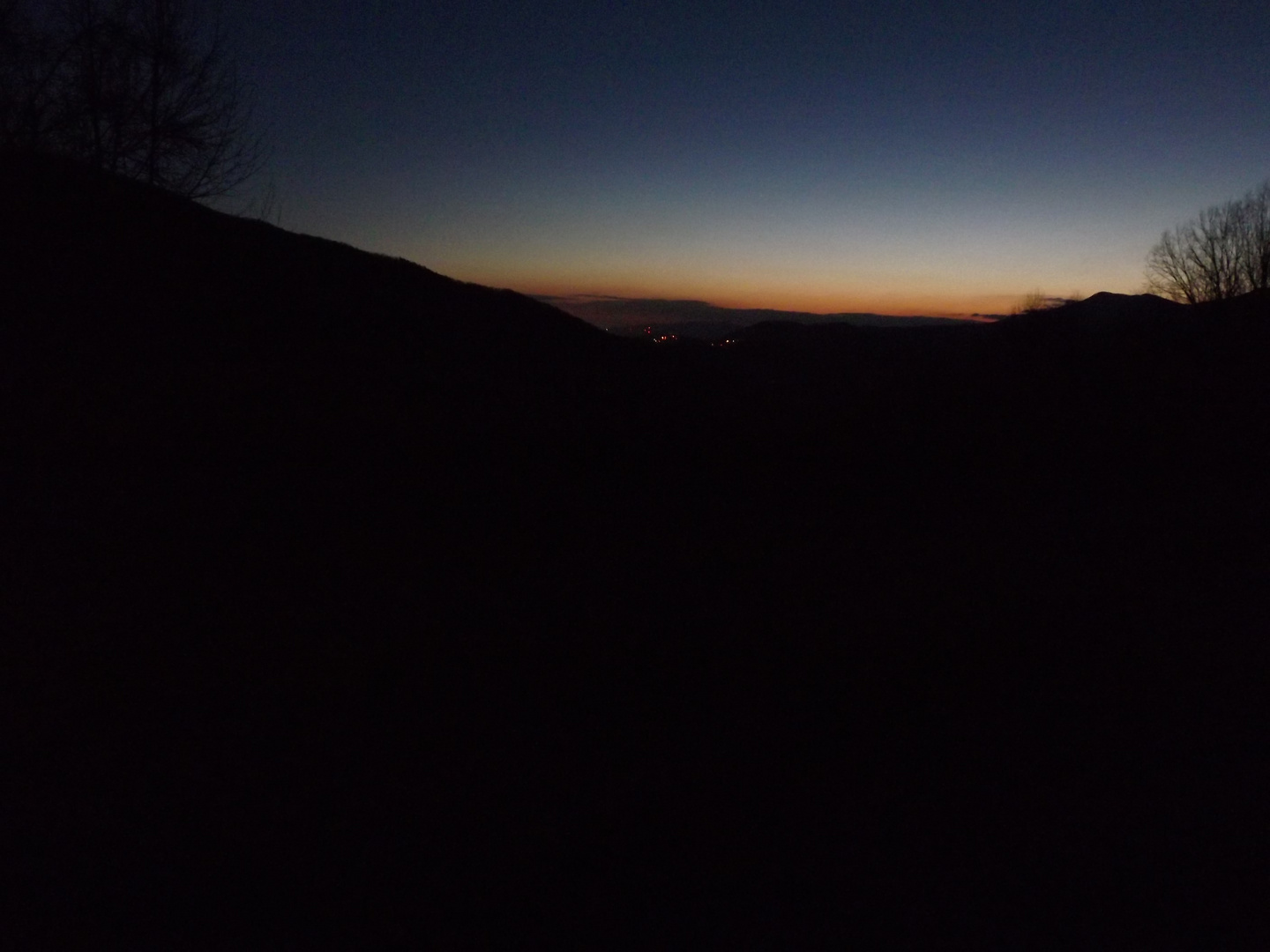 Vor Sonnenaufgang im Smoky Mountains Nationalpark