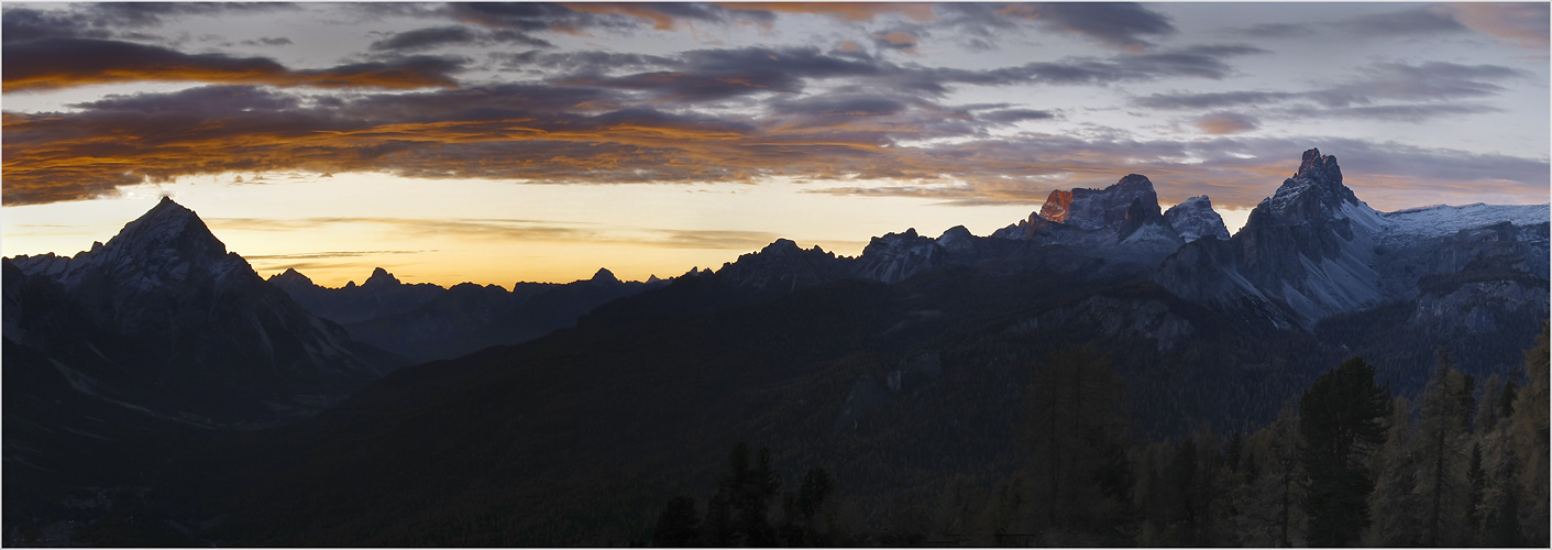 Vor Sonnenaufgang über'm Val Boite