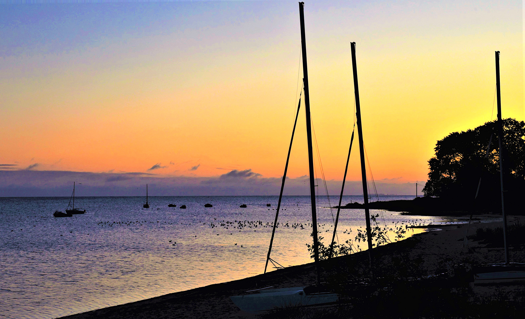 Vor Sonnenaufgang...am Greifswalder Bodden